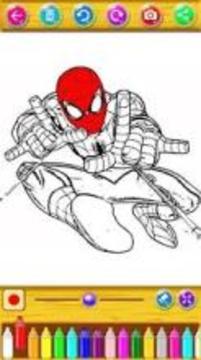 The amazing coloring book for Spider Man游戏截图1
