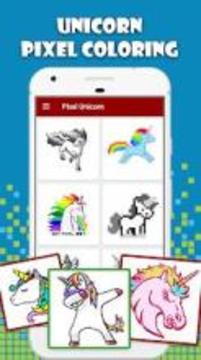 Pixel Unicorn - Sandbox Color by Number游戏截图5