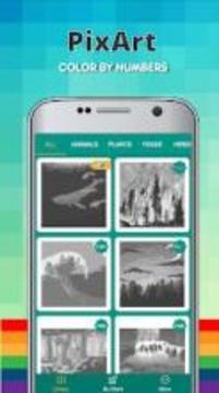 PixArt - Color by Number Sandbox Coloring Pages游戏截图4