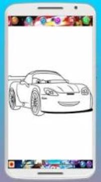 Lightning Mcqueen Cars 3 Coloring Book游戏截图3