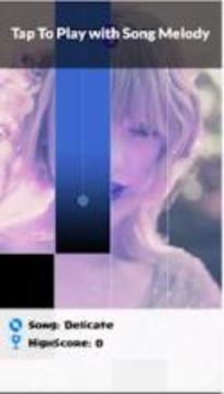 Piano Tiles Taylor Swift Delicate游戏截图2