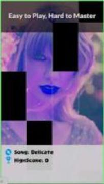 Piano Tiles Taylor Swift Delicate游戏截图3