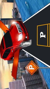 Flying Prado Parking - Flying Car Parking Games 3D游戏截图3