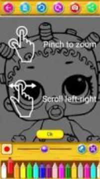 Coloring book for Dolls and Princesses游戏截图4