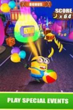 banana super minion game despicable of me rush 3D游戏截图1