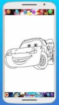 Lightning Mcqueen Cars 3 Coloring Book游戏截图5