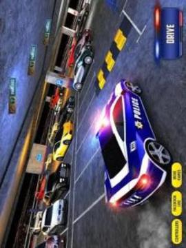 Multi Level Police Car Parking游戏截图5