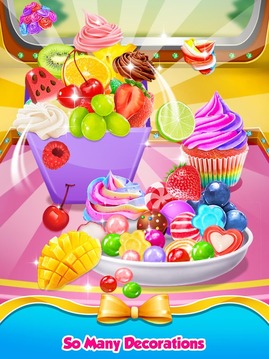 Rainbow Princess Bakery - Make Cupcake & Donut游戏截图1
