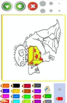 Zombie Coloring Paintting Drawing Book Game游戏截图2