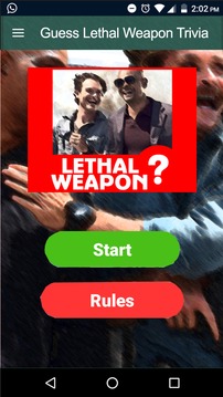 Guess Lethal Weapon Trivia Quiz游戏截图4