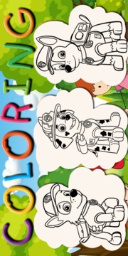 Paw Patrol Coloring book - Coloring Paw Patrol游戏截图4