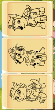 Paw Patrol Coloring book - Coloring Paw Patrol游戏截图3