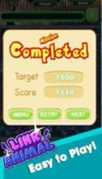 Animal Link Match 3 Game游戏截图2