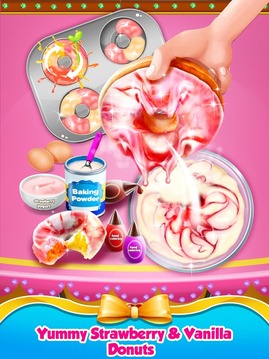 Rainbow Princess Bakery - Make Cupcake & Donut游戏截图3