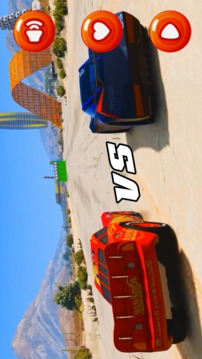Strom vs Mcqueen Car Lightning Race游戏截图5