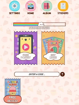 Kawaii Album - Kawaii Sticker Book游戏截图1