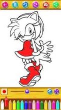 Coloring Pages for Sonic Dash游戏截图1