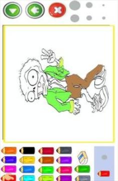 Zombie Coloring Paintting Drawing Book Game游戏截图1
