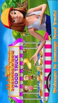 Sausage & BBQ Food Truck: Kitchen Cooking Game游戏截图4