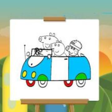 Pig Coloring Pages游戏截图1