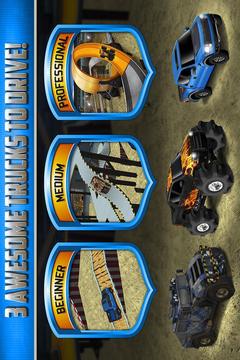 3D Monster Truck Parking Game游戏截图1