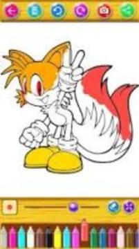 Coloring Pages for Sonic Dash游戏截图4