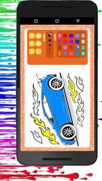 Cars Coloring Page - Free Game For Kids游戏截图1