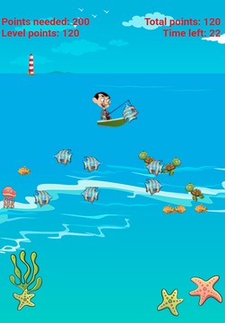 Mr.Bean Fishing Game For Kids游戏截图5