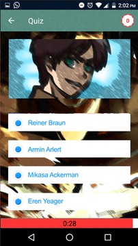 Guess Attack on Titan Trivia Quiz游戏截图2