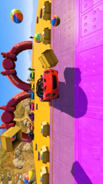 Superheroes Car Stunt Racing Game游戏截图1