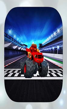 blaze monsters Mud Mountain Rescue car游戏截图2