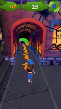 Subway Princess : Zombie Run游戏截图2