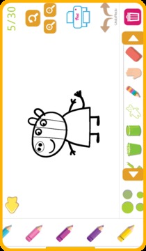 Coloring book for Peppa Piggy游戏截图5