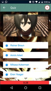 Guess Attack on Titan Trivia Quiz游戏截图1