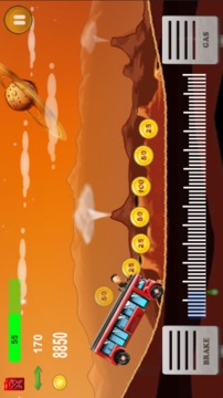 Upin Bus Extreme Hill Racing游戏截图2