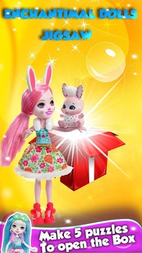 Lol doll Enchantimals Jigsaw游戏截图2