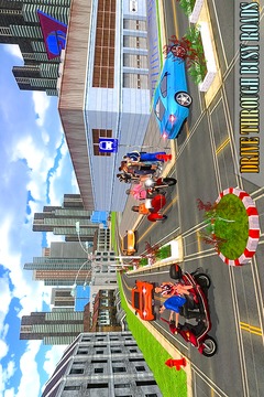 BMX Bike Moto Taxi Driver : Bike Pick n Drop Sim游戏截图1