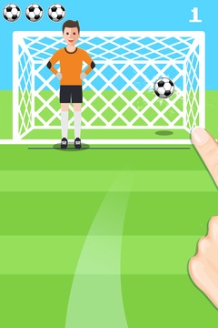 Penalty Shooter ⚽Goalkeeper Shootout Game游戏截图1
