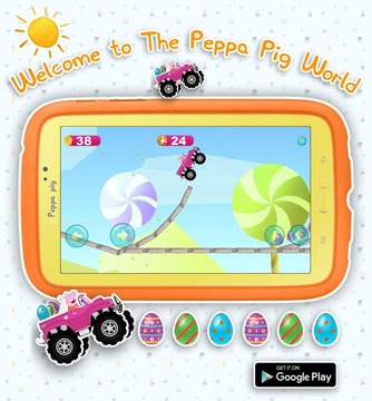 peppa pig racing游戏截图1