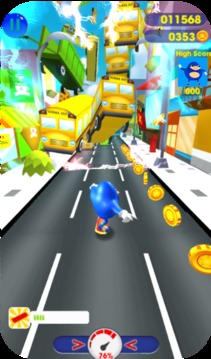 Subway Sonic Ugandan knuckles Temple run Games 3D游戏截图3