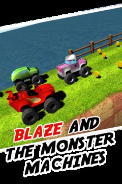 Blaze Monster machine free 3D Car Caring Rush游戏截图3