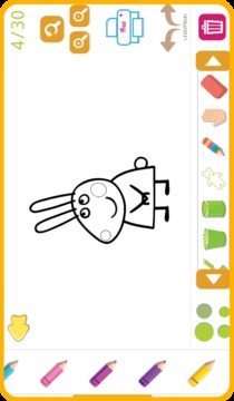 Coloring book for Peppa Piggy游戏截图4