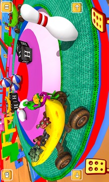 超级英雄水果赛车香蕉赛车特技游戏截图2