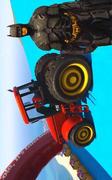 Superheroes Tractor Simulator Stunts游戏截图4