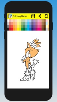 Coloring Book Game Sonic游戏截图3