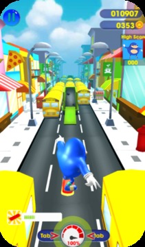 Subway Sonic Ugandan knuckles Temple run Games 3D游戏截图1