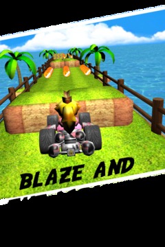 Blaze Monster machine free 3D Car Caring Rush游戏截图5