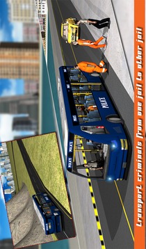 Jail Criminal Transport Bus游戏截图4