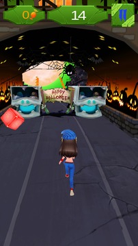 Subway Princess : Zombie Run游戏截图1
