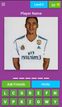 Guess Real Madrid Players游戏截图5